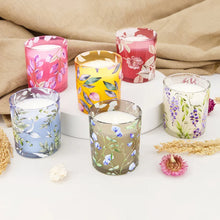 Simply Indulgent 7oz Floral Candle Set, 6-pack