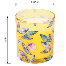 Simply Indulgent 7oz Floral Candle Set, 6-pack