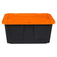 Greenmade 27 Gallon Storage Bin, 8-pack Orange and Blk