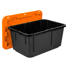 Greenmade 27 Gallon Storage Bin, 8-pack Orange and Blk