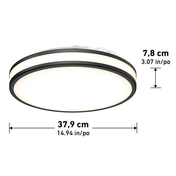 Artika Hemisphere 15” LED Flush Mount Light Fixture
