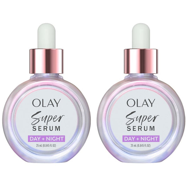 Olay Super Serum 8 in 1 Day & Night, 0.845 fl oz, 2-pack