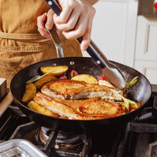 MADE IN 2-piece Seasoned Carbon Steel Frying Pan Set with Carbon Steel Care Kit