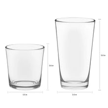 Libbey Preston Flare 16-Piece Tumbler and Rocks Glass Set