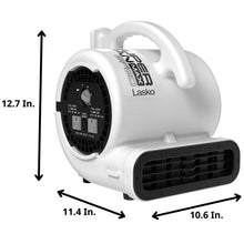 Lasko Super Fan MAX, 4-Speed Multi-Purpose Compact Air Mover, Blower Fan