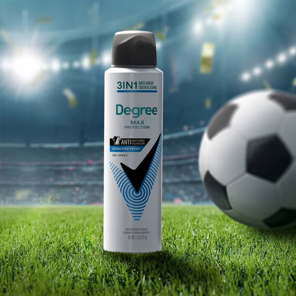 Degree Men's Max Protection 3 in 1 Fresh Dry Spray, 4.8 oz, 1-pack