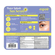 espoir Water Splash Sun Serum Sunscreen SPF 50, 1.69 fl oz, 2-pack