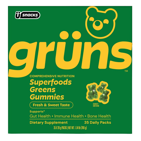Grüns Adult Greens Gummies, 35 Daily Packs