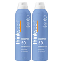Thinksport All Sheer Mineral Sunscreen Spray SPF 50+, 6 oz, 2-pack