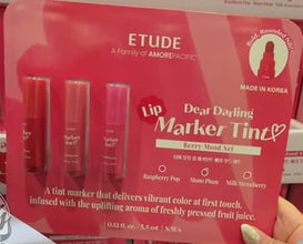 Etude Dear Darling Lip Marker Tint, Berry Mood Set (3 Pack)