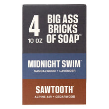Duke Cannon Supply Co. Big Ass Brick of Soap for Men, 10 oz, 4-pack
