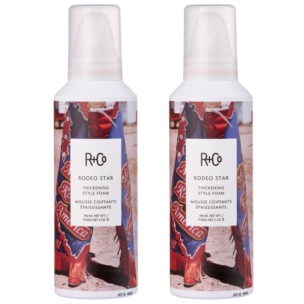 R+Co Rodeo Star Thickening Style Foam 5 oz, 2-pack