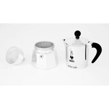 Bialetti 3 Cup Moka Stovetop Espresso Maker - Silver: Aluminum, Manual, Hand Wash, Glossy, Ground Coffee, Mesh Filter