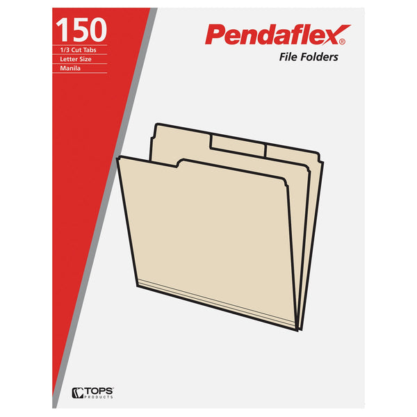 PENDAFLEX FILE FOLDERS LETTER SIZE 150 CT