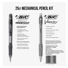 BIC Mechanical Pencil Kit, 24 Velocity + 1 Break Resistant, 0.7mm Lead, 25-count