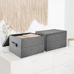 Allspace Collapsible Fabric Storage Organizer, 3 Pack