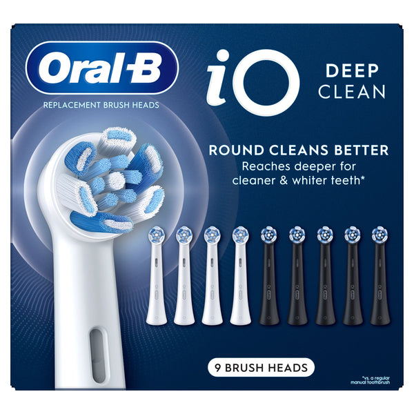 Oral-B iO Brush Heads Deep Clean 9-Pack