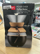 Bodum 8 Cup 34oz Pour Over Coffee Maker: Permanent Screen Filter, Cool Touch Handle, Dishwasher Safe