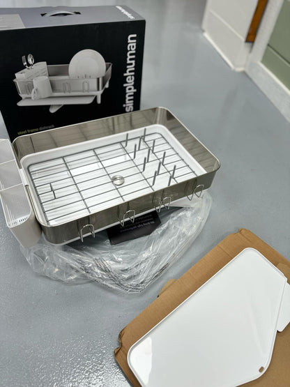 Simplehuman Stainless Steel Frame Dish Rack - Retail $59