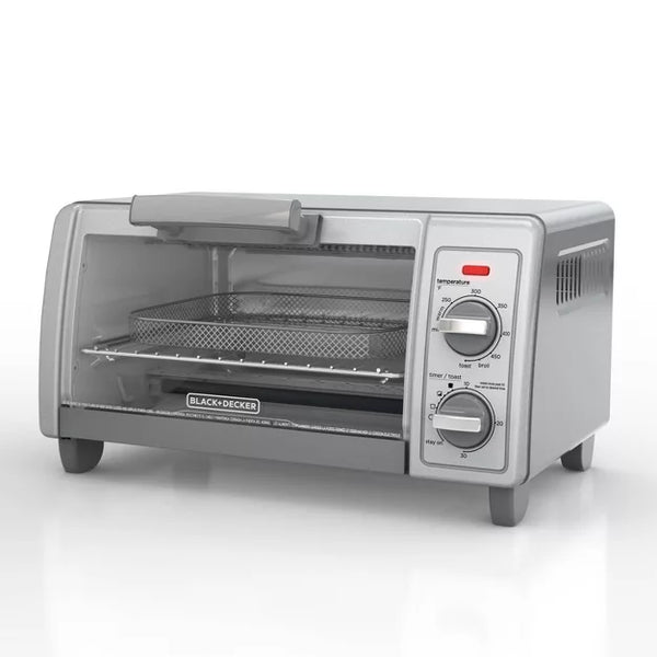 BLACK+DECKER 4 Slice Toaster Oven - Silver - TO1700SG