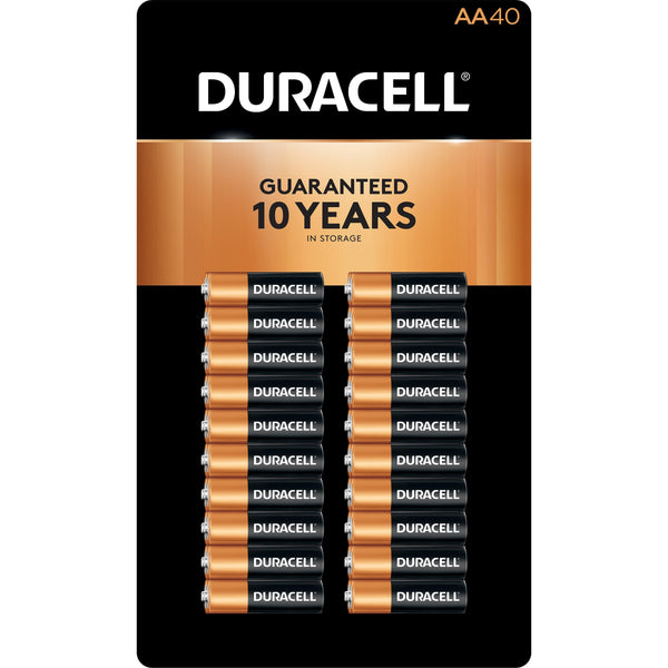 Duracell CopperTop AA Alkaline Batteries 40 Pack