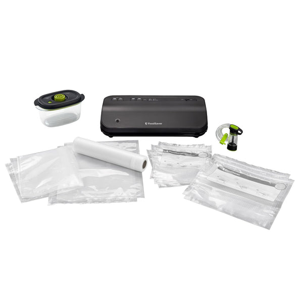 FoodSaver VS2295 Vacuum Sealer Machine with Bags & Container