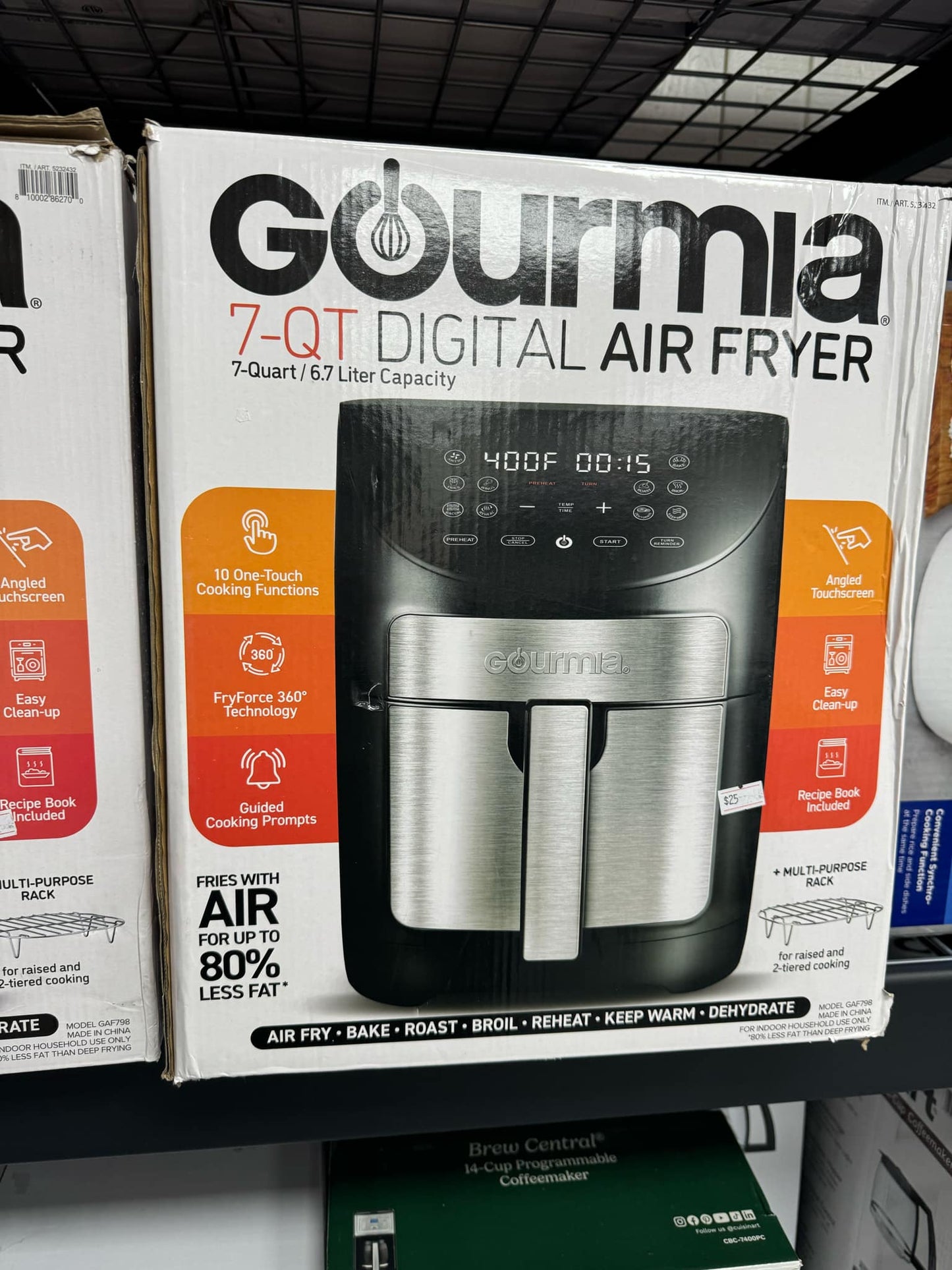 Gourmia 7-Quart Digital Air Fryer - Retail $49 - NEW