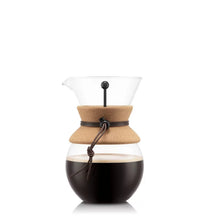 Bodum 8 Cup 34oz Pour Over Coffee Maker: Permanent Screen Filter, Cool Touch Handle, Dishwasher Safe
