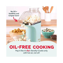 Dash 16 Cup Electric Popcorn Maker - Aqua: 1400W Popcorn Popper, 8 Kernel Capacity, Easy Clean, Metal & Plastic