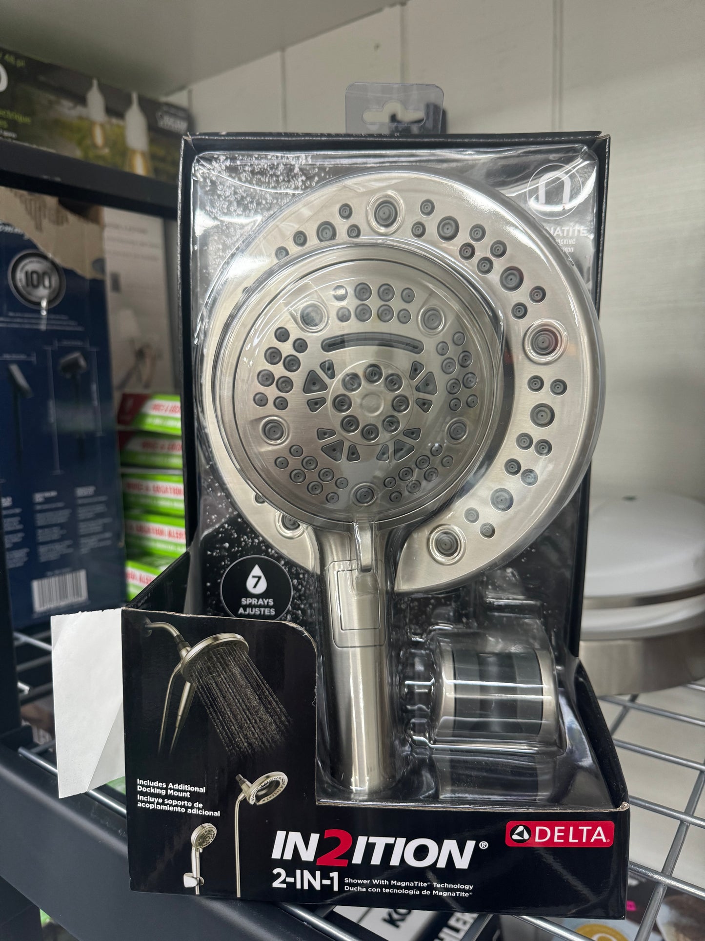 Delta In2ition 7-Setting Dual Shower Head- Retail $70