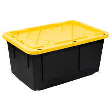 Greenmade Storage Bin with Red or Yellow Lid, 27 Gallon