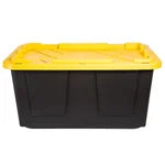 Greenmade Storage Bin with Red or Yellow Lid, 27 Gallon