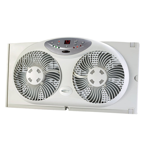 Bionaire Twin Window Fan with Remote Control