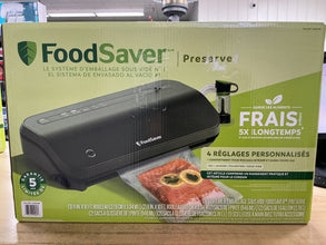 FoodSaver Preserve Vacuum Sealing System Starter Kit with Bags and Rolls