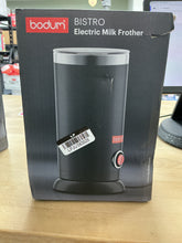 Bodum Bistro Electric Milk Frother Black: Stainless Steel Coffee Frother & Milk Steamer, 500W, Hand Wash