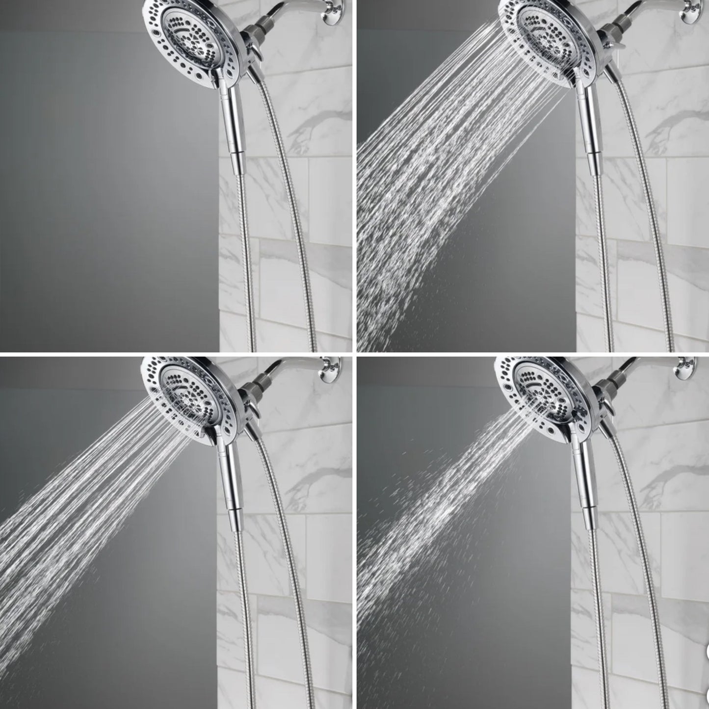 Delta In2ition 7-Setting Dual Shower Head- Retail $70