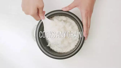 Aroma 4 Cup Pot Style Rice Cooker White: Nonstick, Stay-Cool Handles, 1 Setting, 250W, Includes Glass Lid & Manual