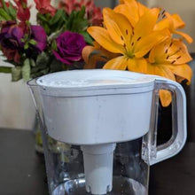 Brita Water Filter 10-Cup Tahoe Water Pitcher Dispenser - Black: Easy-Fill Lid, Electronic Indicator