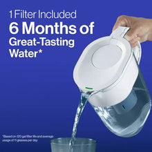 Brita Water Filter 10-Cup Tahoe Water Pitcher Dispenser with Elite Water Filter - Black: Filters Odors, Lead, Mercury
