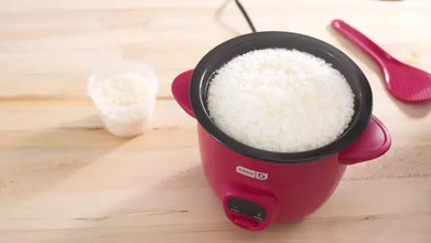 Dash 2-Cup Electric Mini Rice Cooker - Graphite: Small Rice Maker, Automatic Keep Warm, Includes Recipes & Accessories