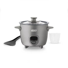Dash 2-Cup Electric Mini Rice Cooker - Graphite: Small Rice Maker, Automatic Keep Warm, Includes Recipes & Accessories