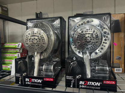 Delta In2ition 7-Setting Dual Shower Head- Retail $70