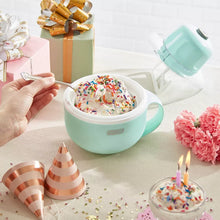 Dash My Mug Ice Cream Maker: Electric Machine, 1-Quart Capacity, Hand Wash, 20-Minute Cycle, Blue, 12W, 4-Piece Set (Please be advised that sets may be missing pieces or otherwise incomplete.)