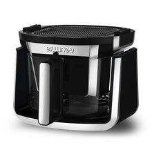 Gourmia 7-Qt. Fry ‘N Fold Digital Air Fryer with 10 Presets & Guided Cooking - Black: Stainless Steel, 1500W, Dishwasher-Safe
