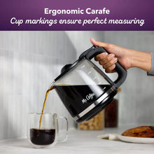 Mr. Coffee 12-Cup Switch Coffee Maker Black: Electric Drip Coffee Machine, 60 oz Capacity, Dishwasher-Safe Parts