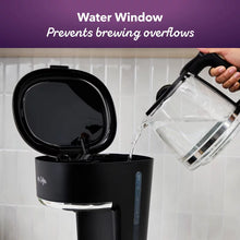 Mr. Coffee 12-Cup Switch Coffee Maker Black: Electric Drip Coffee Machine, 60 oz Capacity, Dishwasher-Safe Parts