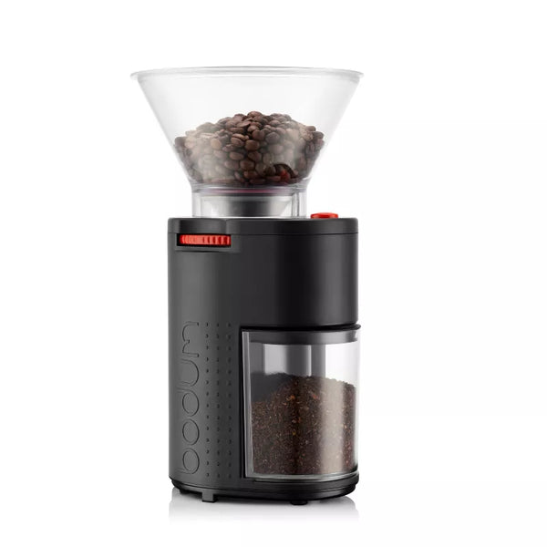 Bodum Bistro Conical Burr Electric Coffee Grinder Black: 12 Settings, Stainless Steel, BPA-Free, Coarse to Fine Grind