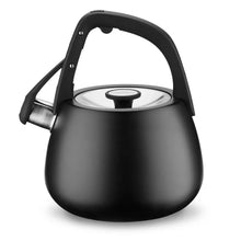 Cuisinart 2qt Stainless Steel Stovetop Kettle Matte Black CKS-25MBK: Whistling Tea Kettle, Large Handle, Flip-Up Spout