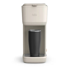 bella Single-Serve Coffee Maker Oatmilk: Drip Pod Coffee Maker, 14 oz Capacity, Automatic Shut-Off, Removable Drip Tray