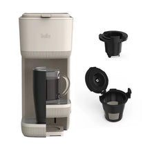 bella Single-Serve Coffee Maker Oatmilk: Drip Pod Coffee Maker, 14 oz Capacity, Automatic Shut-Off, Removable Drip Tray